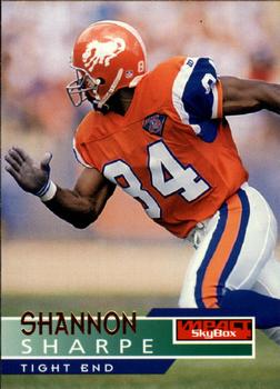 Shannon Sharpe Denver Broncos 1995 SkyBox Impact NFL #46
